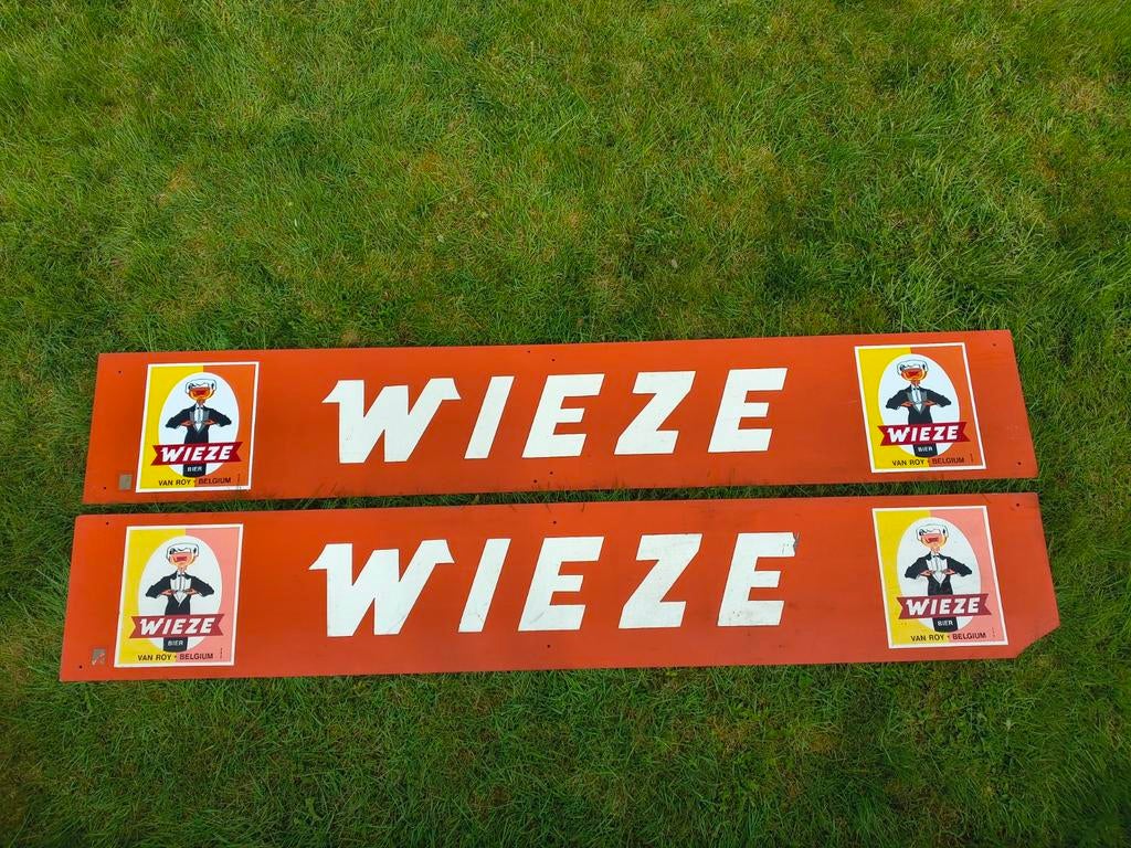 Panneau publicitaire pour la bière Wieze, Enlèvement