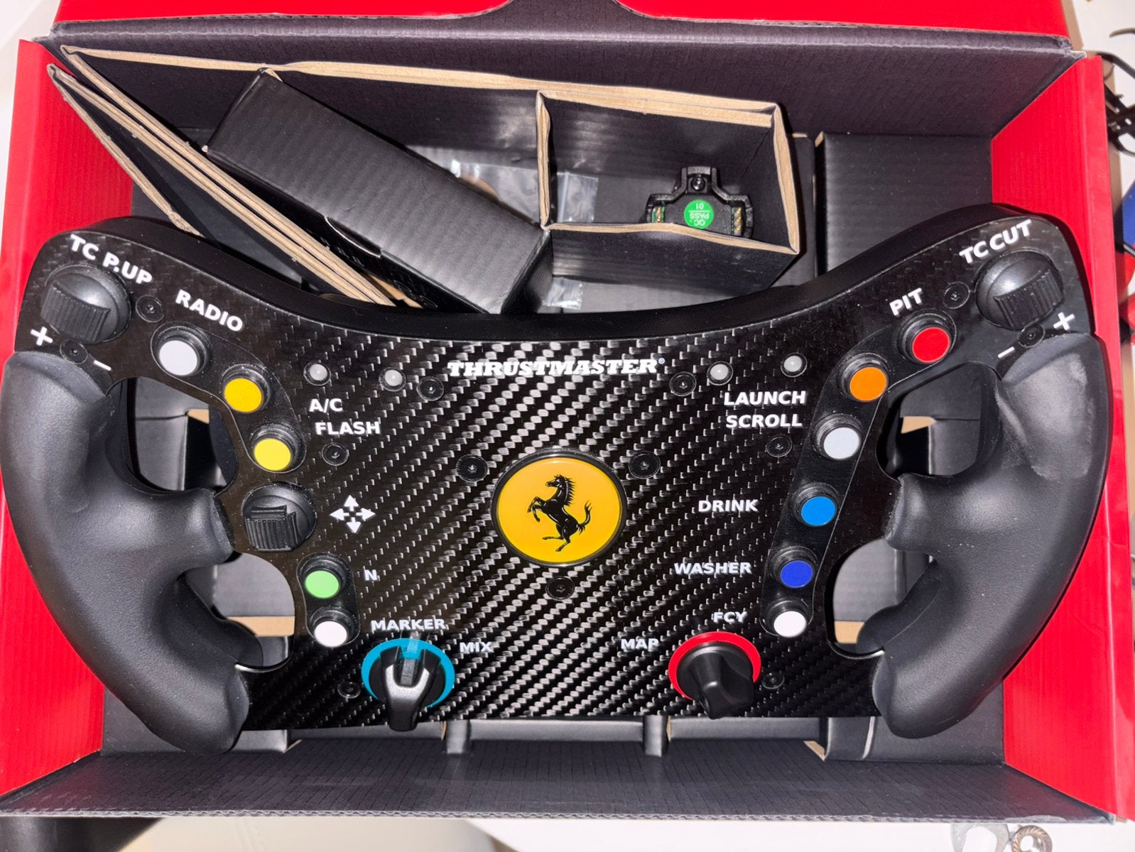 Thrustmaster Ferrari 488 GT3 Wheel add on, Ophalen, Zo goed als nieuw