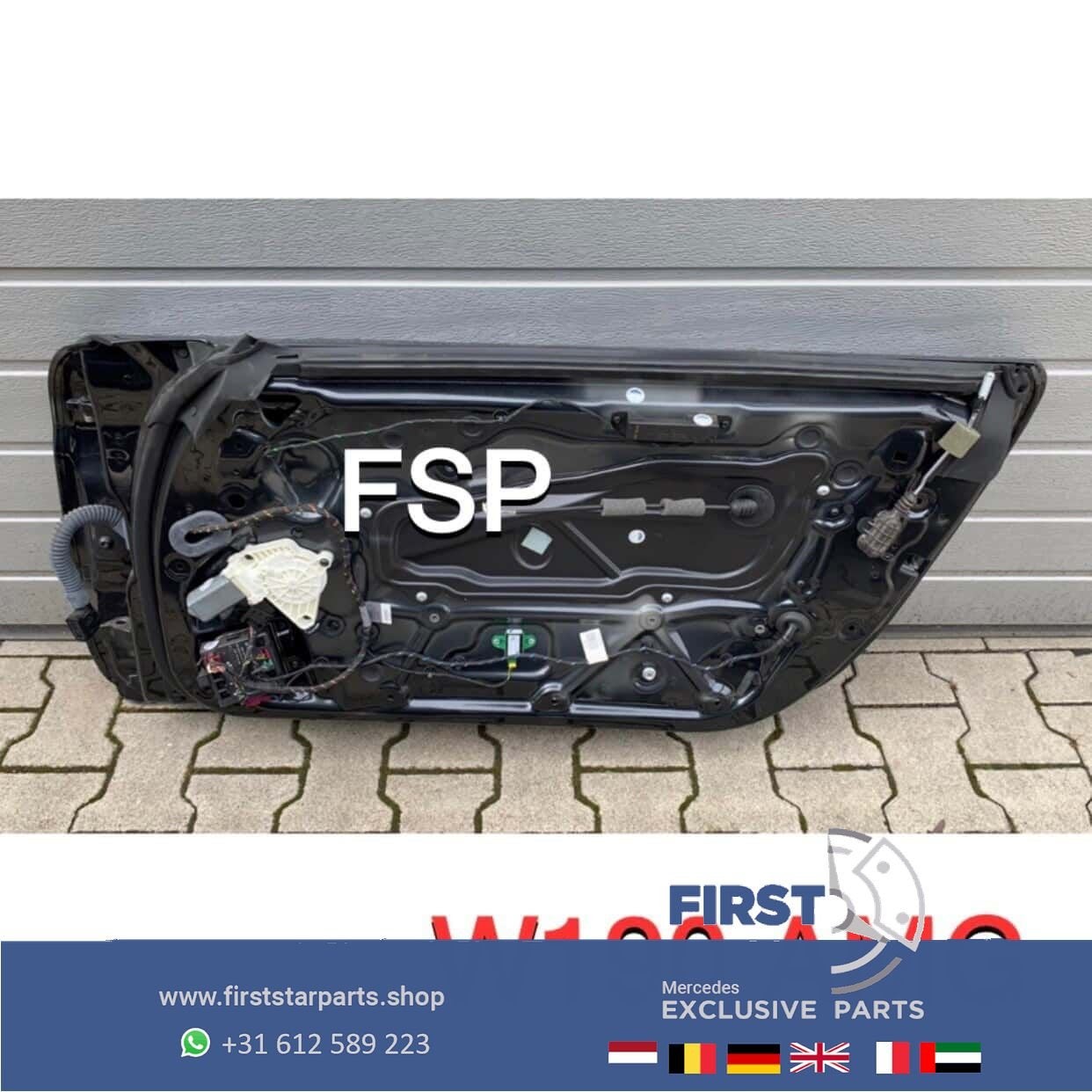 W190 C190 R190 AMG GT GTC GTR DEUR RECHTS PORTIER ZWART Orig, Gebruikt, -, Deur, Ophalen of Verzenden