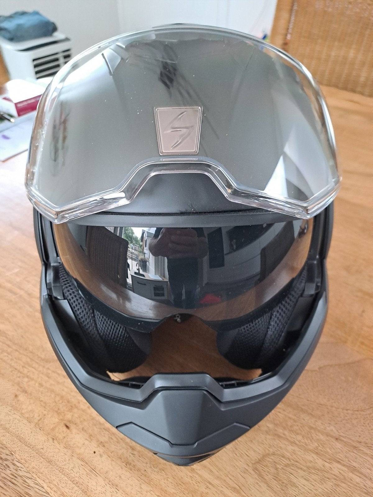 Nieuwe motorhelm Scorpion, Motoren, Kleding | Motorhelmen, Ophalen, M