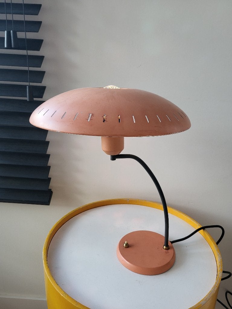 Vintage louis Kalff bureaulamp, model Junior,, Ophalen