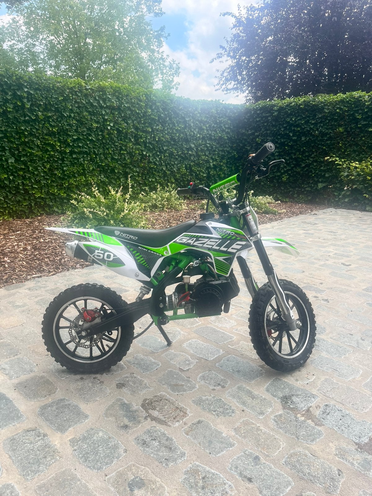 Pitbike 49cc, Fietsen en Brommers, Minibikes, Midibikes en Pitbikes, Ophalen, Gebruikt, 49 cc, Pitbike