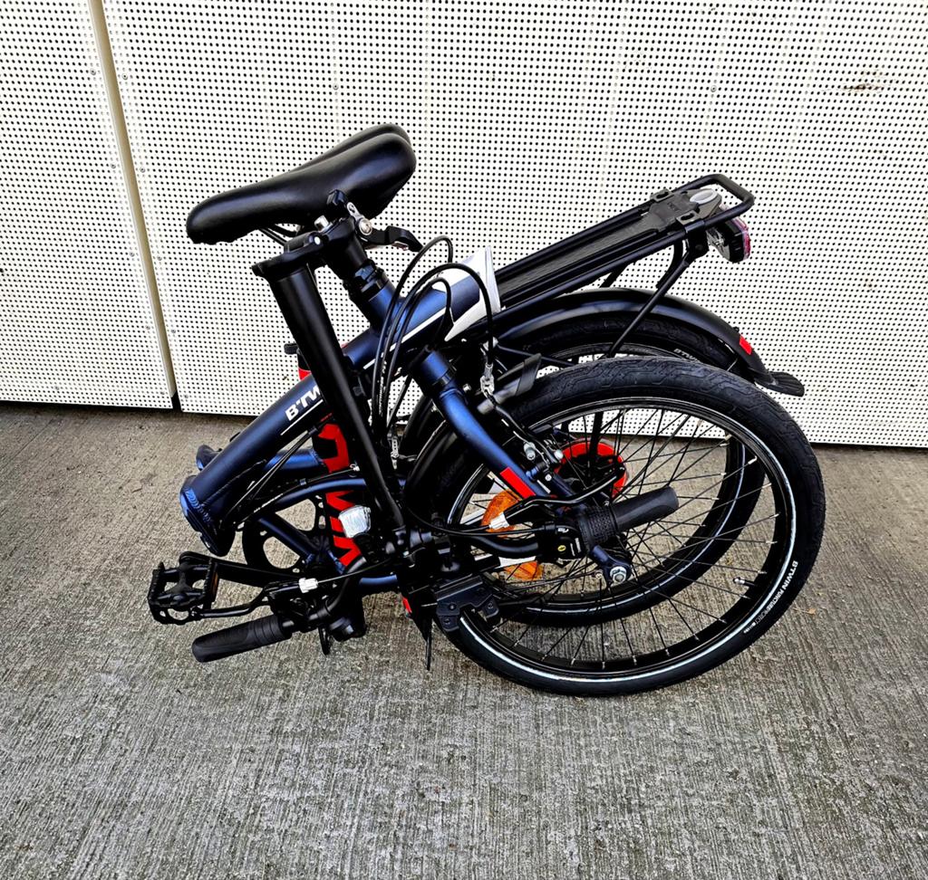 Btwin Tilt 500 Opvouwbare Fiets., Versnellingen, Zo goed als nieuw, Ophalen, Overige merken