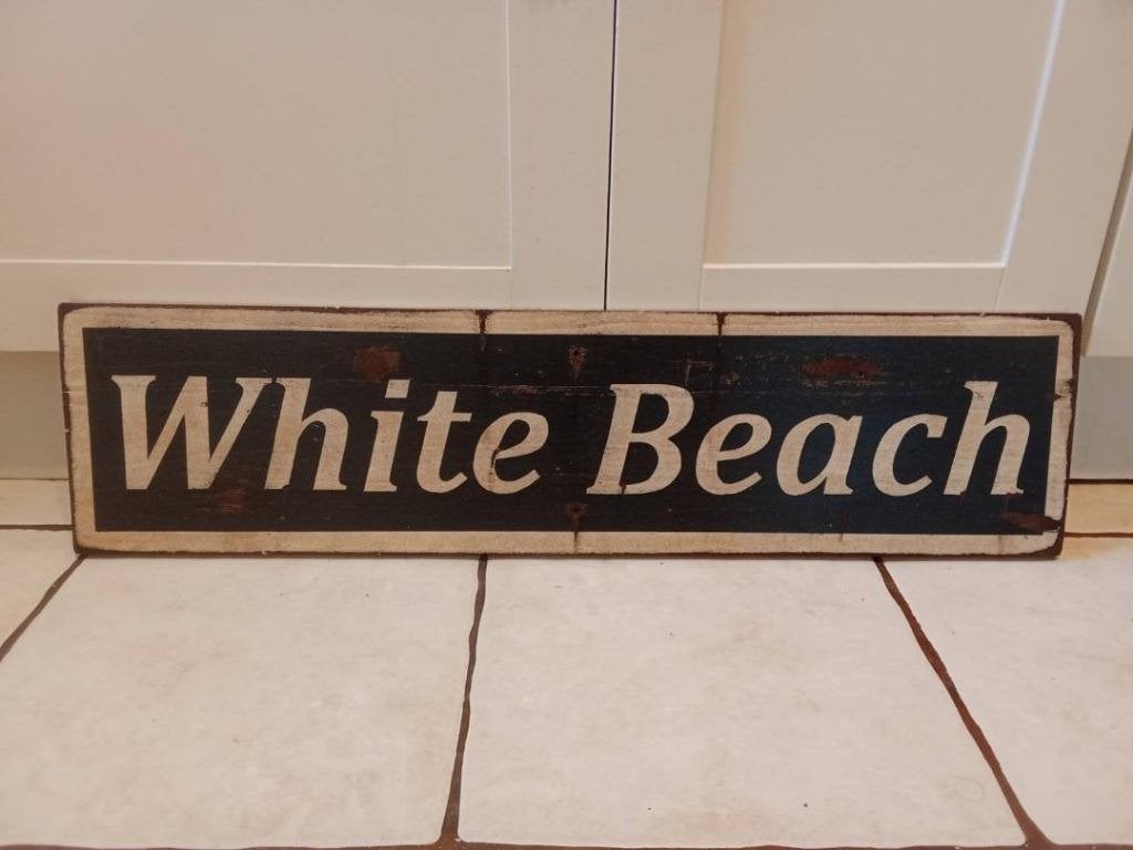 Panneau WW2 - Débarquement DIEPPE 1942 : WHITE BEACH, Collections, Enlèvement ou Envoi