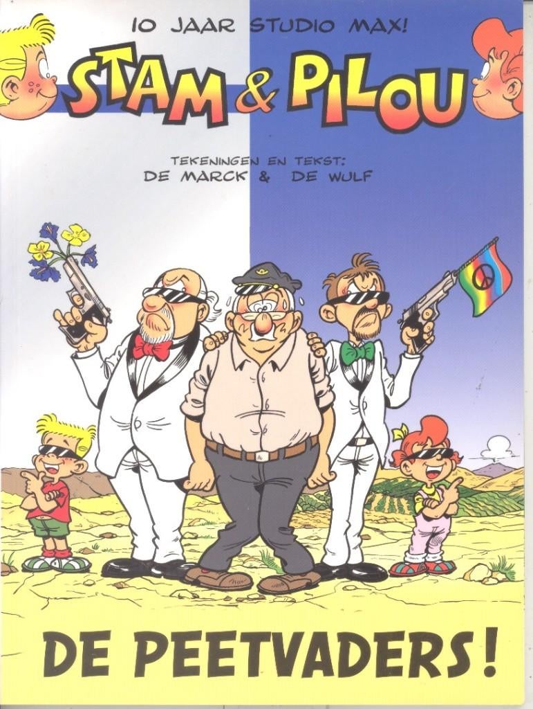 Stam & Pilou - De peetvaders!. - gesigneerd en genummerd., Enlèvement ou Envoi, Une BD, Comme neuf, De Marck & De Wulf
