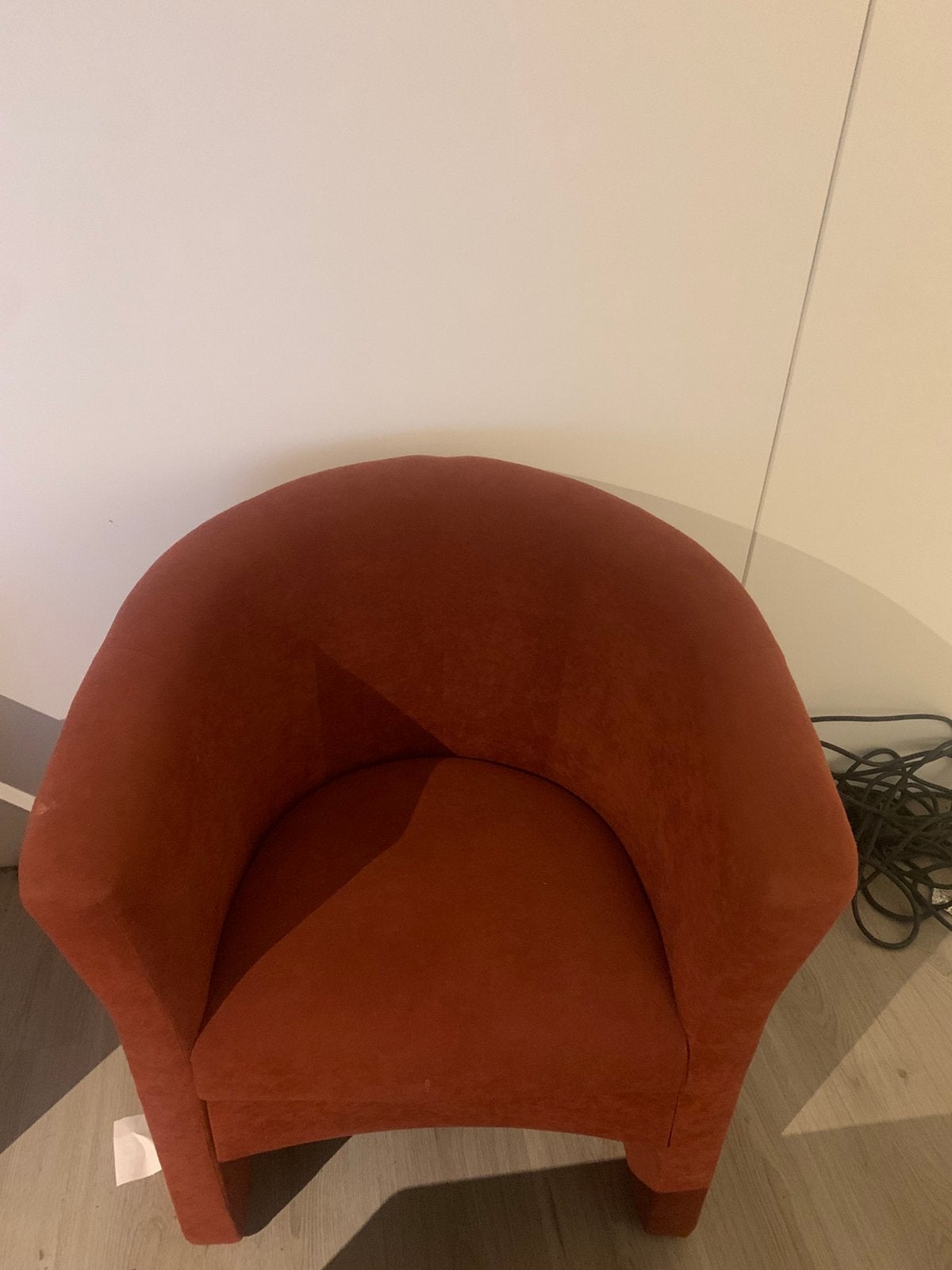 Kuipzetel suede, Huis en Inrichting, Ophalen, Zo goed als nieuw, Stof