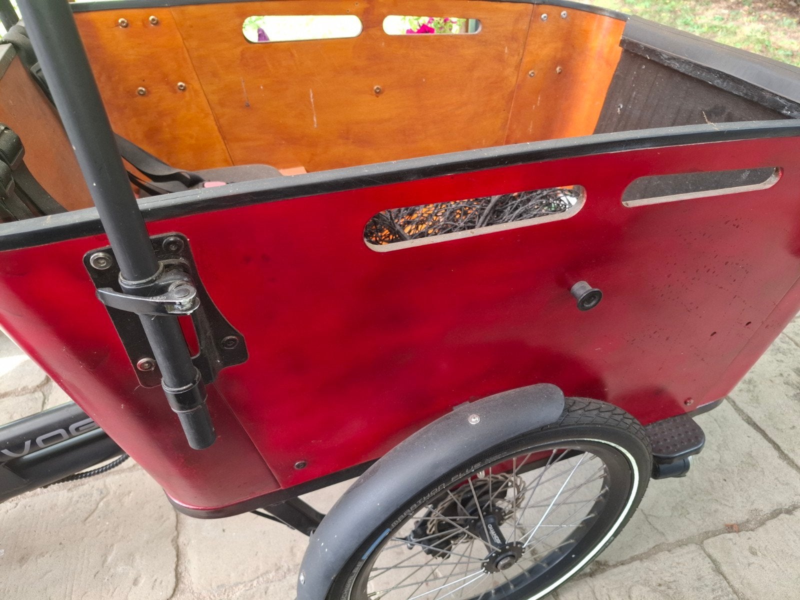 electrische bakfiets, Fietsen en Brommers, Gebruikt, Elektrisch, 2 kinderen, Schijfrem