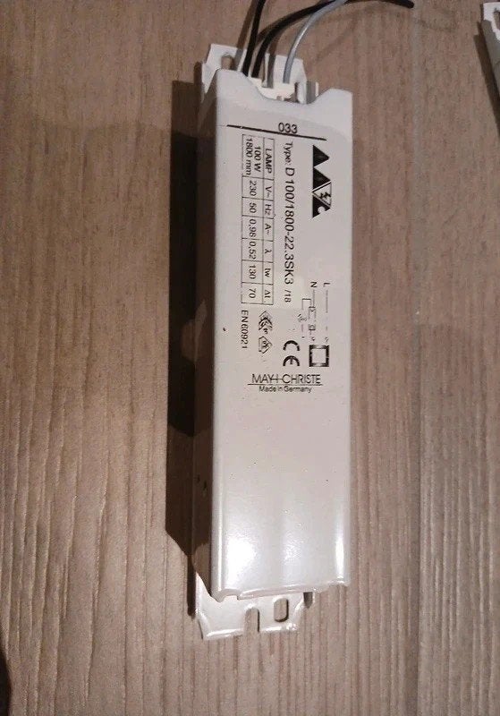 Ballast zonnebank mayi christe type D100/1800-22.3SK3, Hobby en Vrije tijd, Elektronica-componenten, Ophalen of Verzenden, Zo goed als nieuw