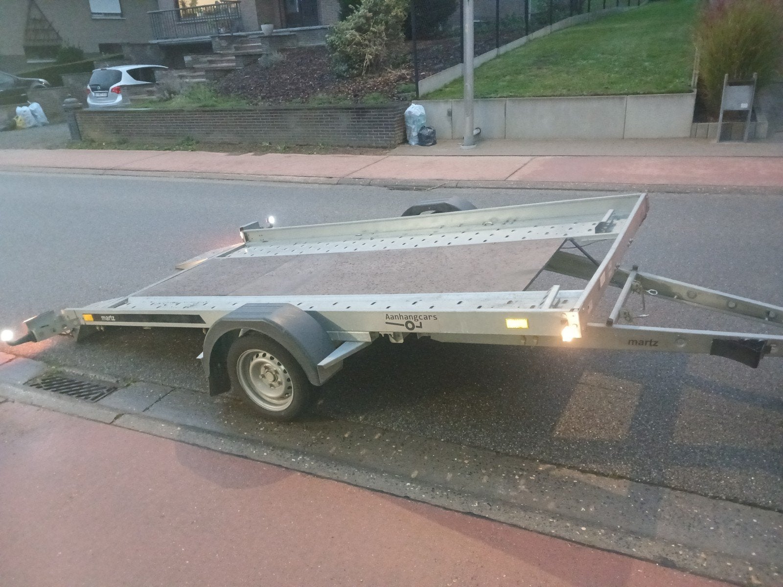 Martz KIP autotransporter 1500KG rijbewijs B, Ophalen of Verzenden, Gebruikt