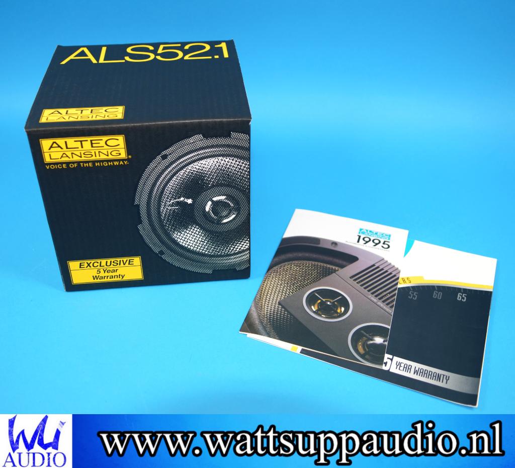 ALTEC LANSING ALS52.1 13 cm/5,25 pouces, Autos : Divers, Haut-parleurs voiture, Neuf, Enlèvement ou Envoi