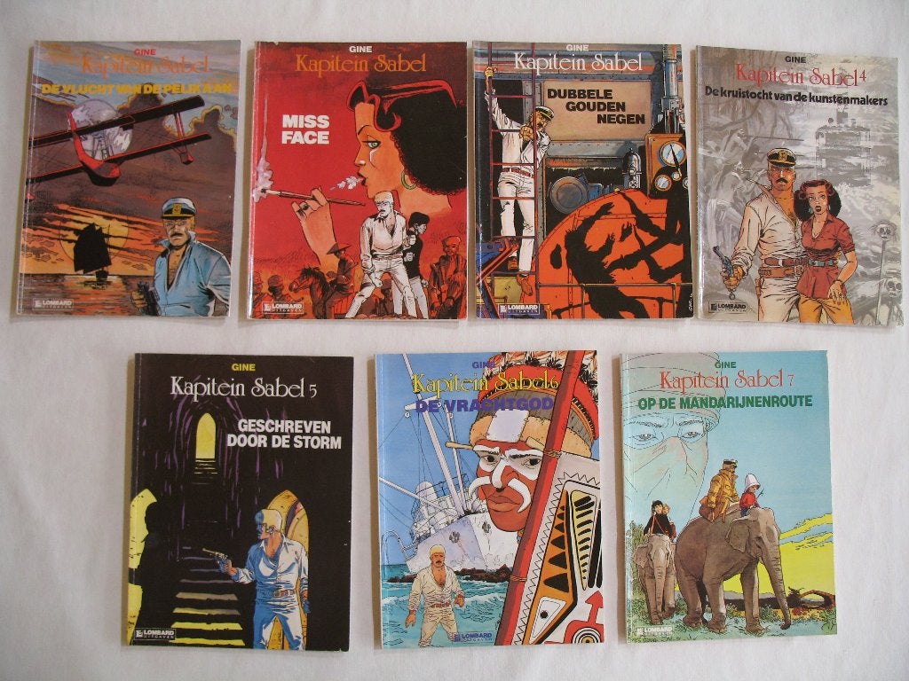 Kapitein Sabel, complete reeks,1ste druk, Boeken, Complete serie of reeks, Ophalen of Verzenden, Zo goed als nieuw