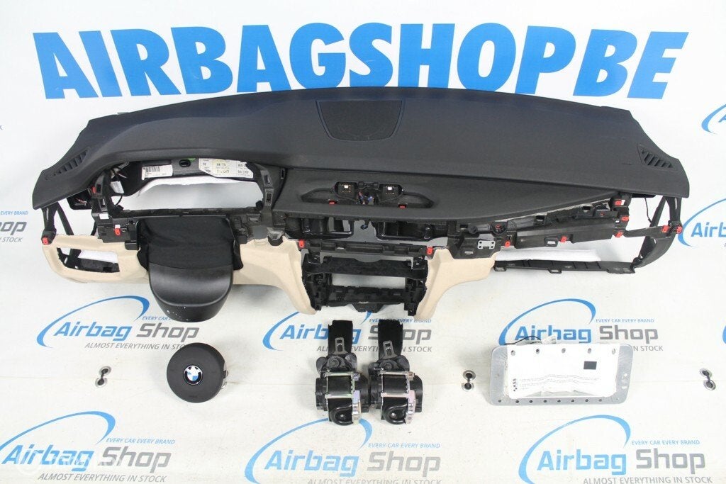 Airbag set - Dashboard zwart/beige M BMW X5 F15 (2013-2018), Auto-onderdelen