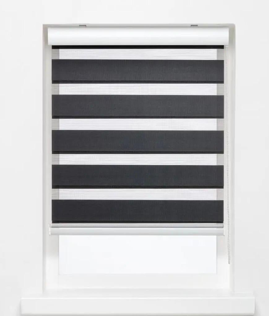 Duorolgordijn antraciet 100x175 (nieuw), Huis en Inrichting, Stoffering | Gordijnen en Lamellen, Ophalen, 100 tot 150 cm, Nieuw