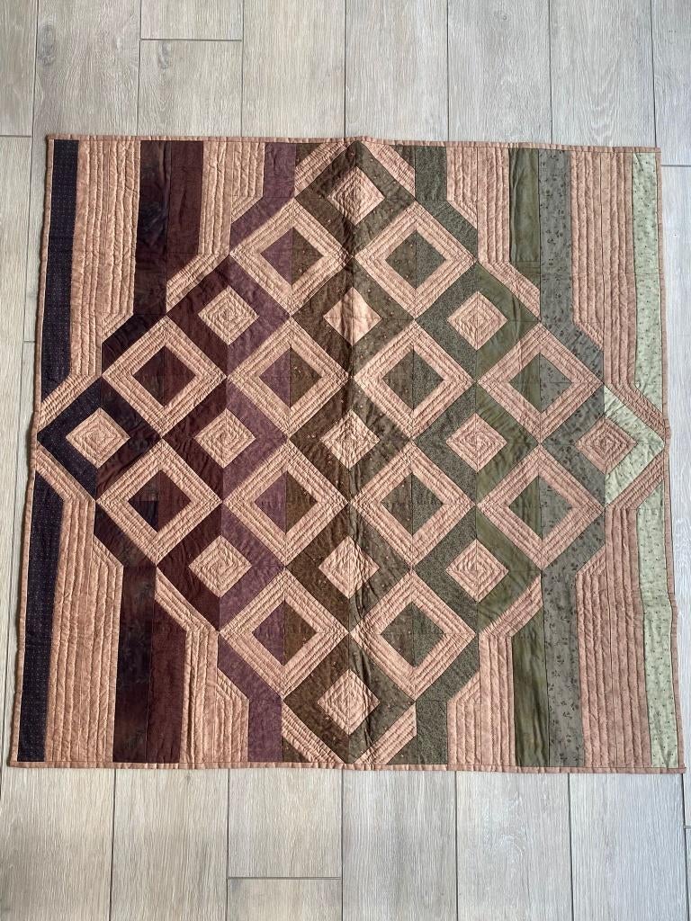 quilt VOLLEDIG handgemaakt !!!, Hobby en Vrije tijd, Ophalen, Gebruikt