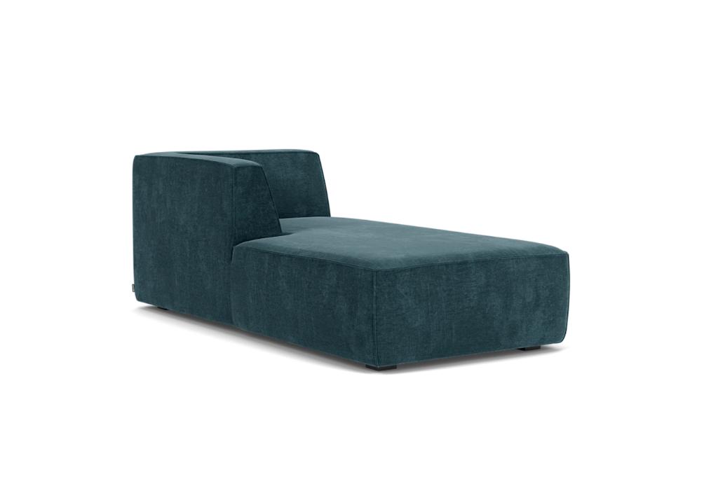 Module chaise longue Left Dane - Danny Dusty Blue à vendre !, Neuf, Moins de 150 cm, Une personne, Enlèvement