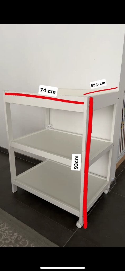 Verschoningstafel / opbergkast, Kinderen en Baby's, Ophalen, Zo goed als nieuw