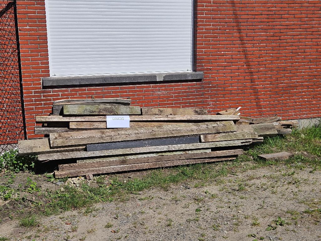 Gratis hout, Tuin en Terras, Ophalen, Blokken