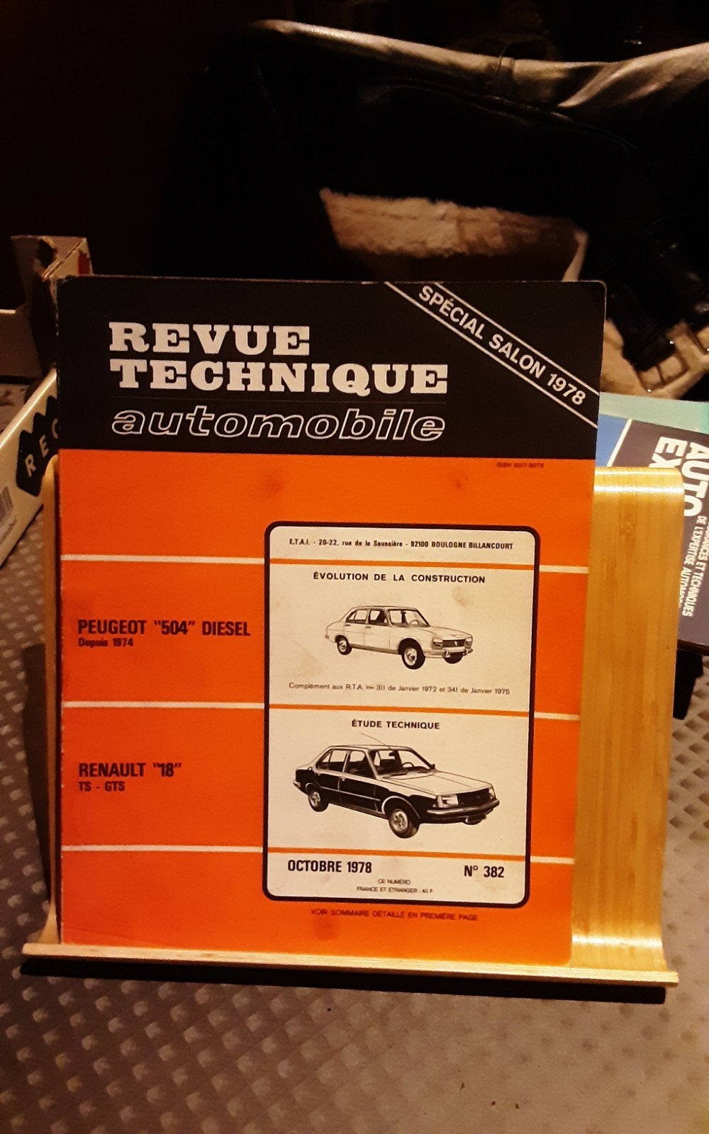 PEUGEOT 504 diesel Renault 18 ts gts rta, Enlèvement ou Envoi, Peugeot