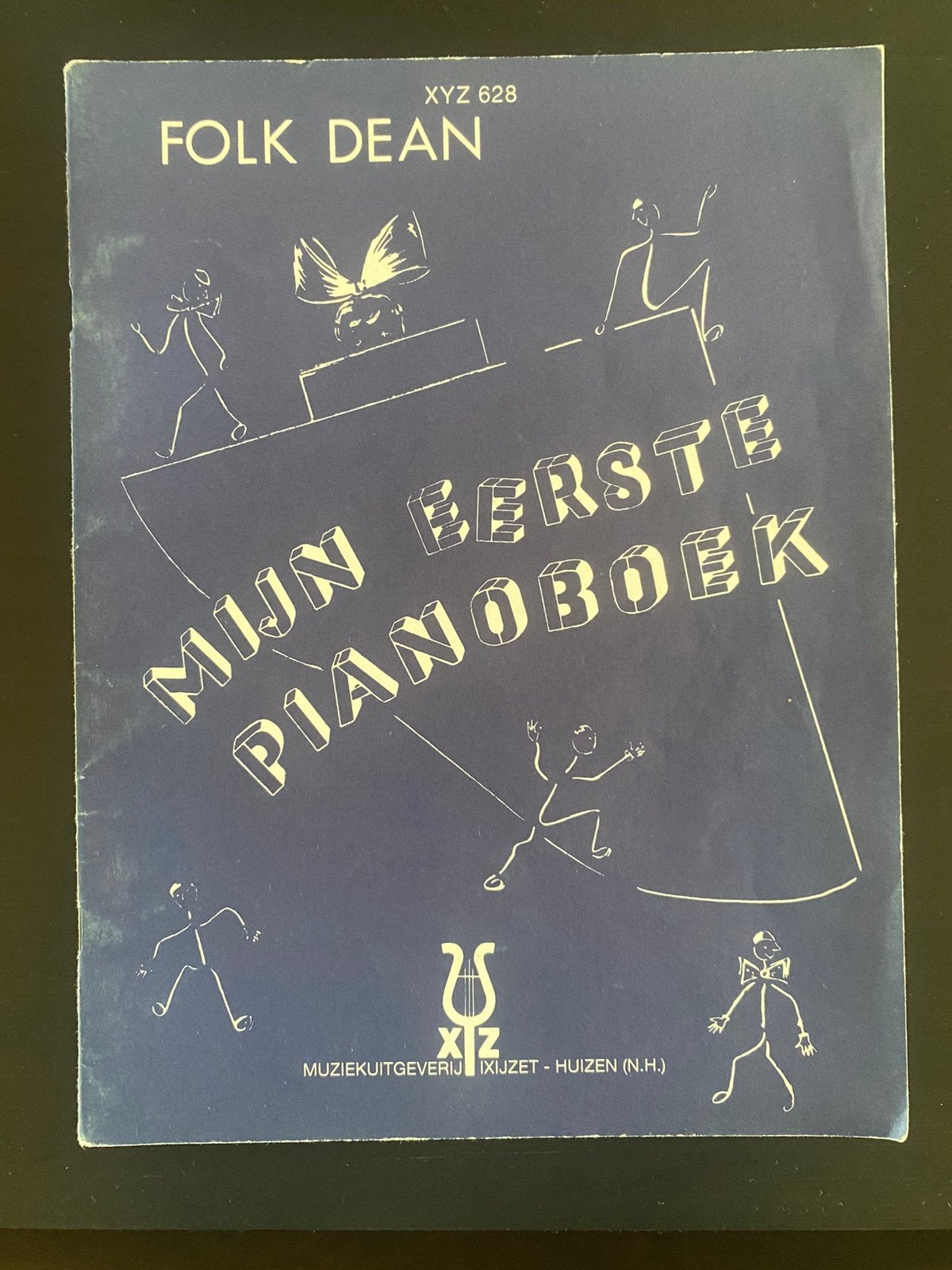 8 pianoboeken Folk Dean – volledige reeks vintage, Muziek en Instrumenten, Ophalen of Verzenden, Gebruikt, Piano