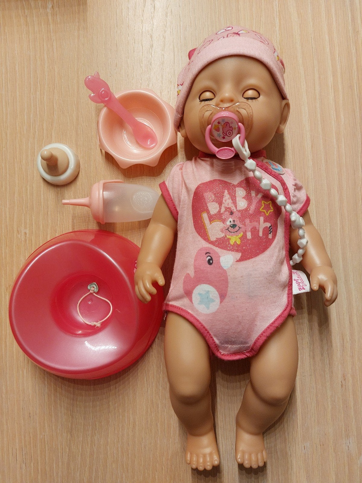 Baby born meisje met accessoires, Kinderen en Baby's, Ophalen, Gebruikt, Babypop