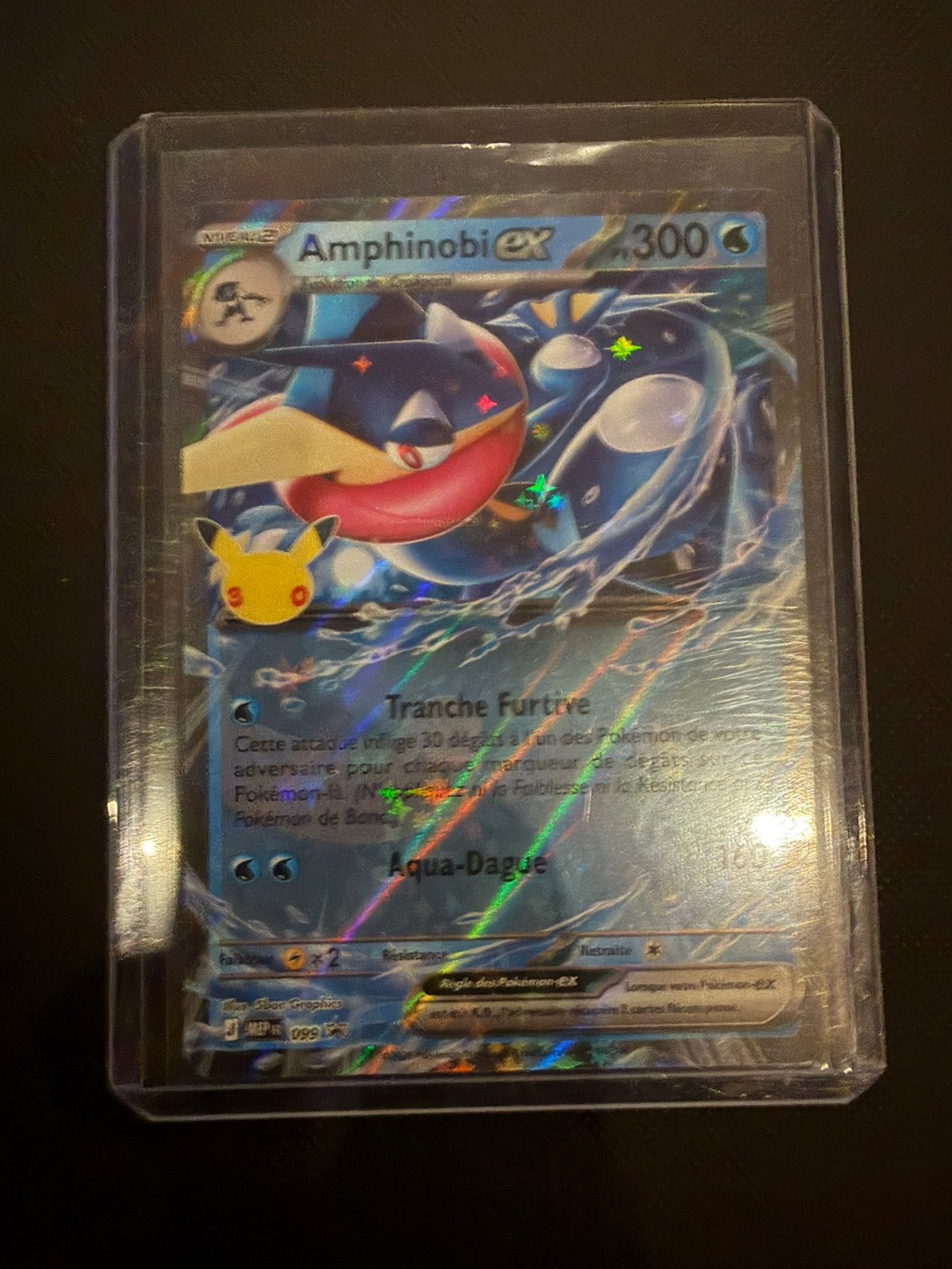 Pokémon Amphinobi star Promo SWSH144(25ans Célébrations), Enlèvement ou Envoi, Neuf, Cartes en vrac, Foil