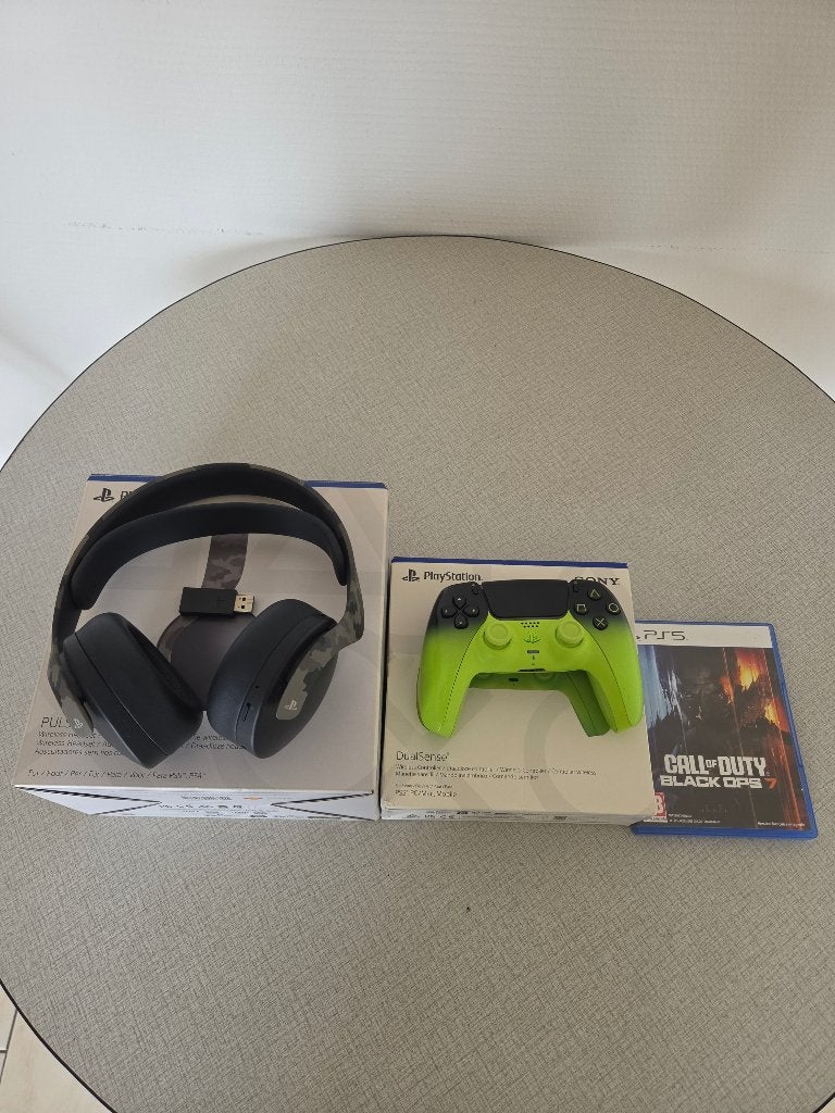 Pack ps5 , casque , manette , bo7, Enlèvement ou Envoi, Comme neuf