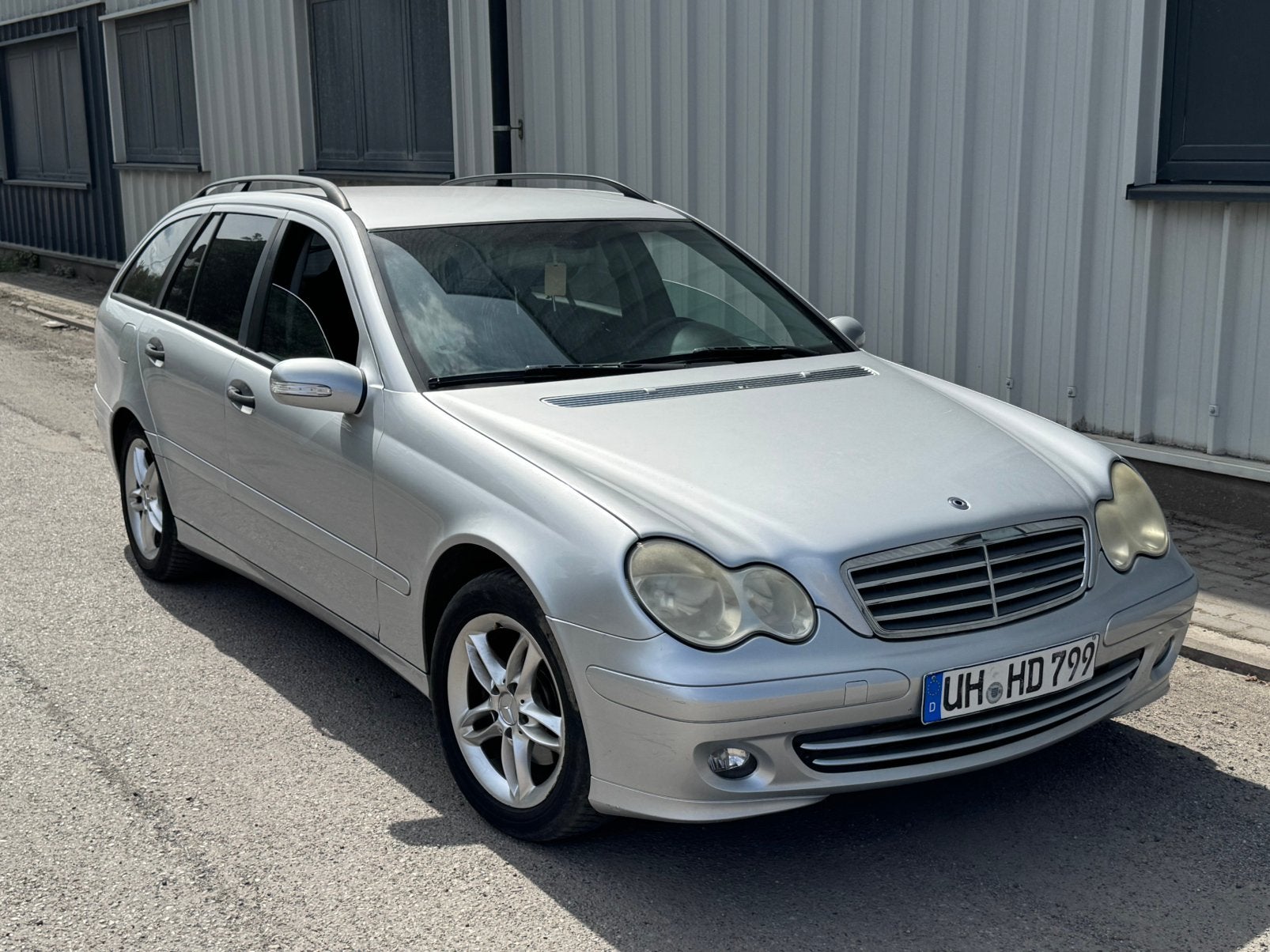 Mercedes C200 Kompresor Duitse papieren, Auto's, Particulier, Euro 4, Achterwielaandrijving, Stof