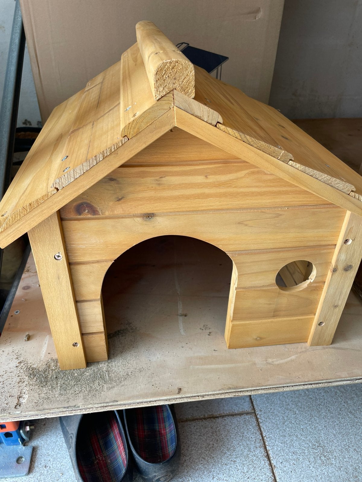 Nieuw konijnenhokje, Animaux & Accessoires, Neuf, Lapin, Niche, Moins de 60 cm