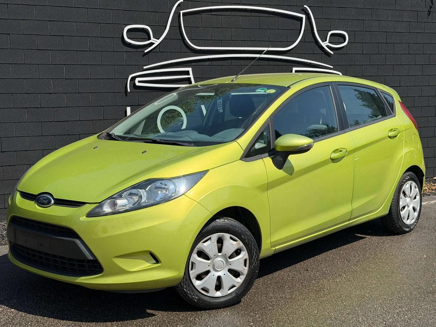 Ford Fiesta 1.25i+AIRCO+EURO 4 (bj 2010), Auto's, Ford, Gebruikt, 4 cilinders, 127 g/km, Geel