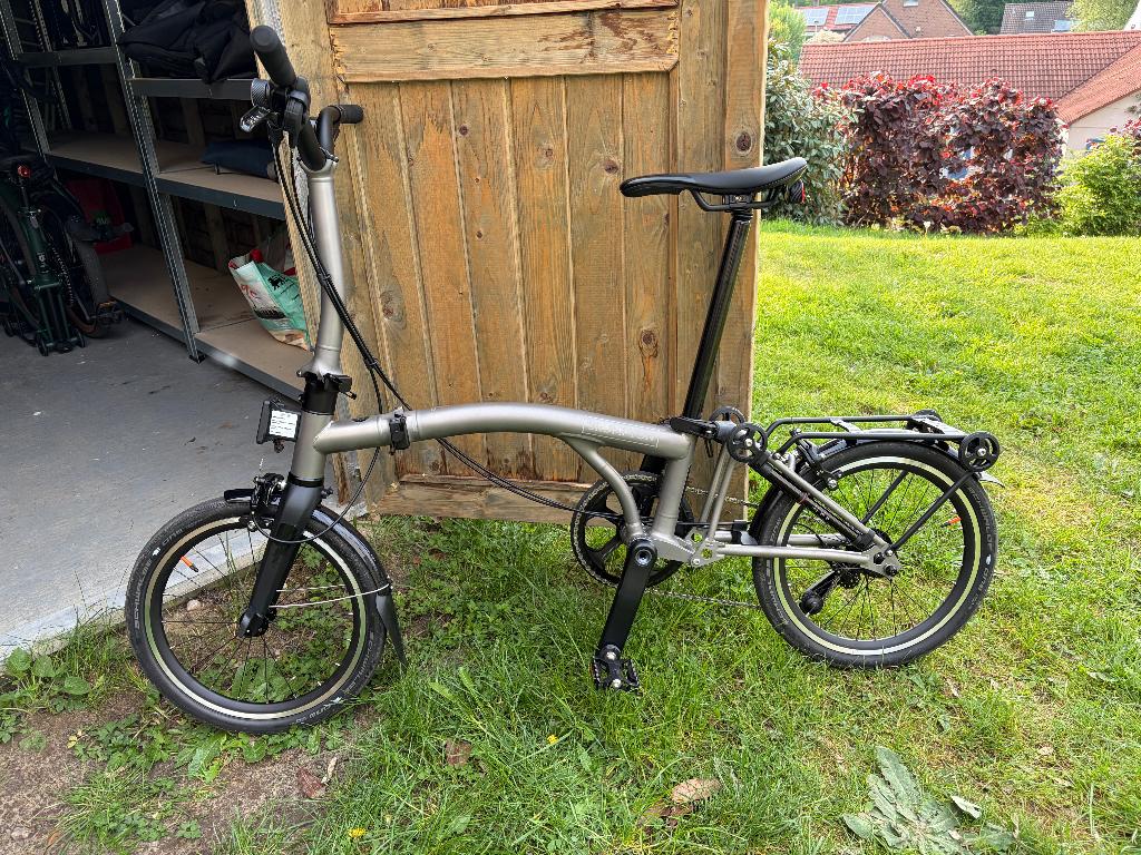 Brompton T-Line 2024, Fietsen en Brommers, Ophalen, Zo goed als nieuw, Totaal opvouwbaar, Brompton