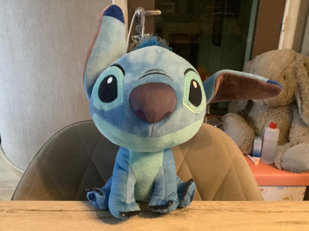 Personnage en peluche Disney Stitch (30 cm), Bleu, Disney, Comme neuf, Moyen (20 à 80 cm)