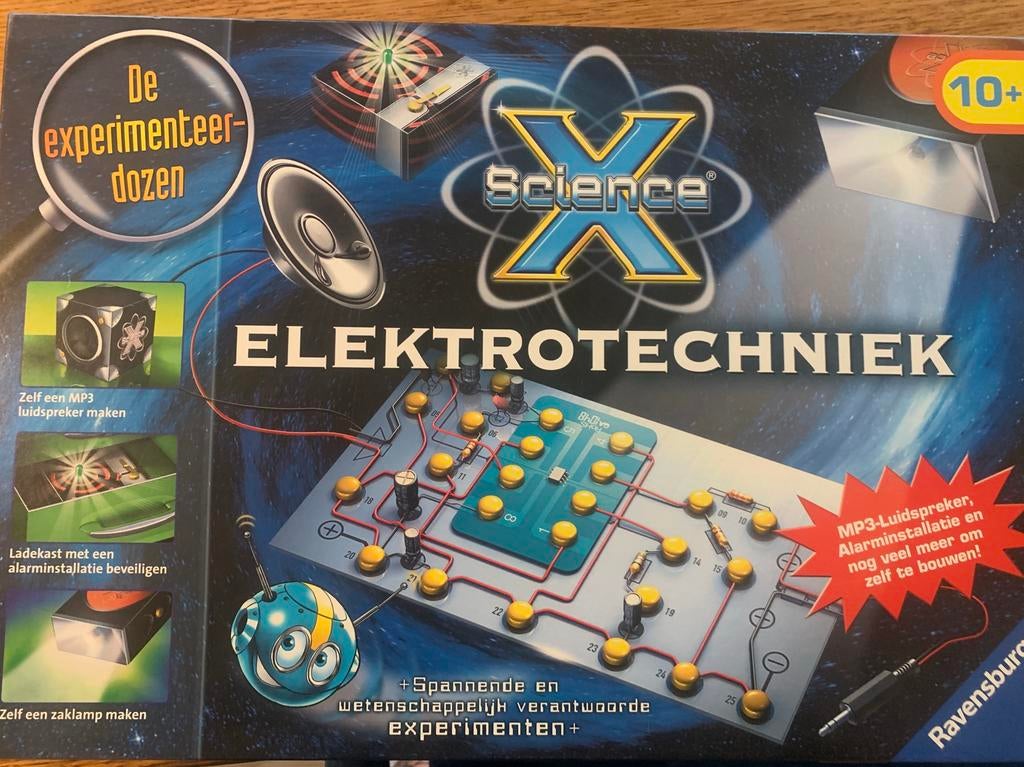 Experimenteerdoos elektrotechniek, Ophalen of Verzenden, Gebruikt, Elektronica