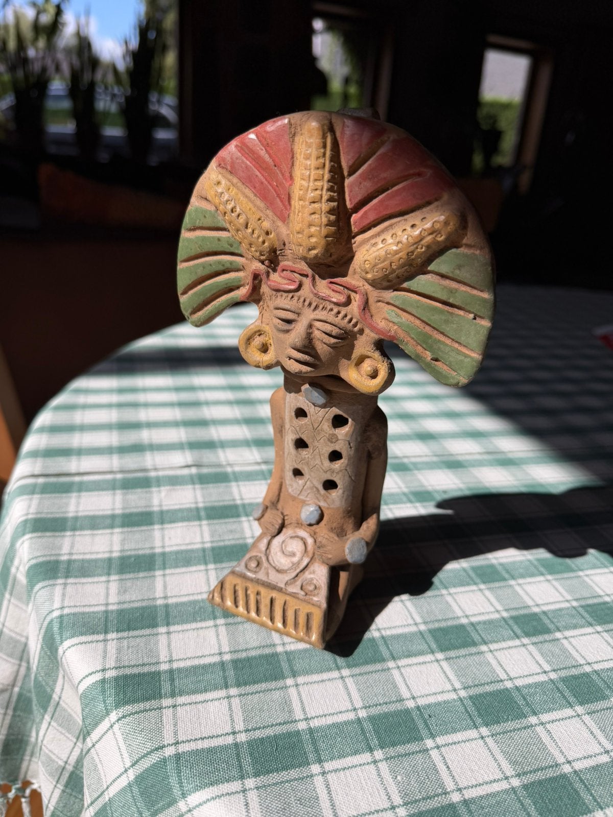 Kleien beeldje, Ophalen