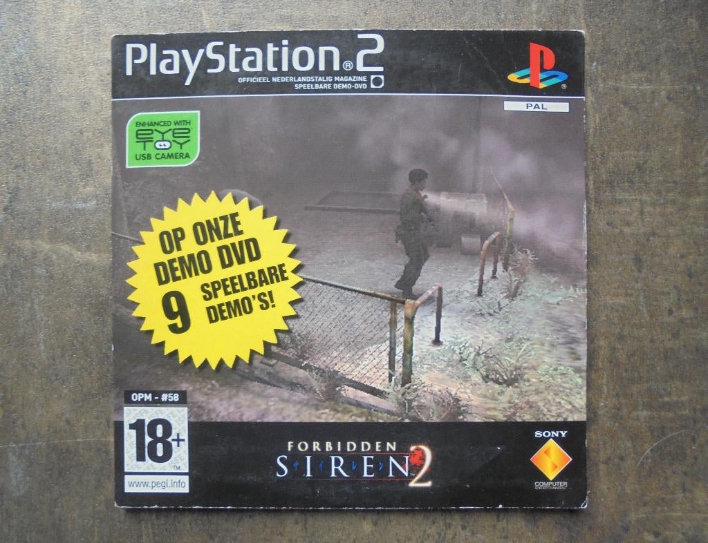 Sony Demo Disc SCED-54046 voor PS2 (zie foto's) II, 1 joueur, Enlèvement ou Envoi, Utilisé, À partir de 18 ans