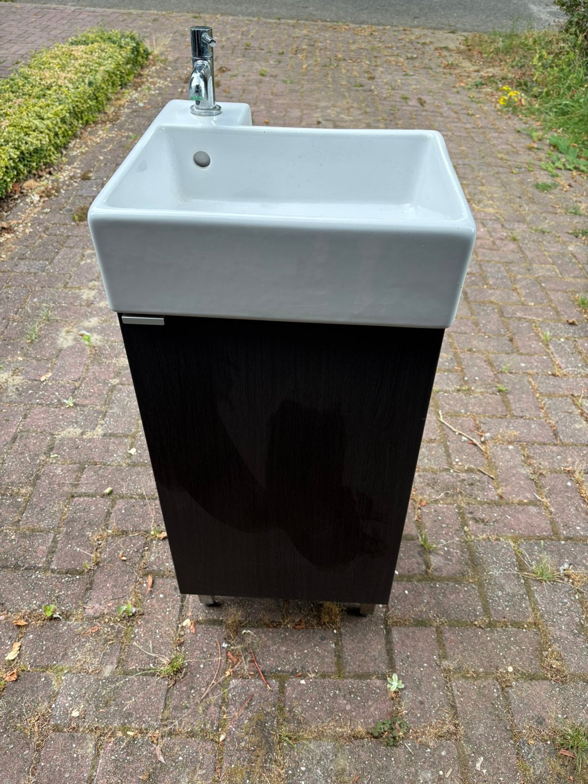 Lavabo + meuble, Maison & Meubles, Salle de bain | Meubles de Salle de bain, Enlèvement, Utilisé, Meuble lavabo