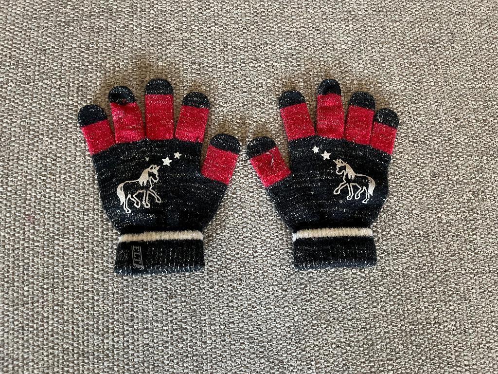 Paardrij handschoenen glitter max.8à 9 jaar, Dieren en Toebehoren, Paardrijkleding, Ophalen of Verzenden, Zo goed als nieuw, Kinderen