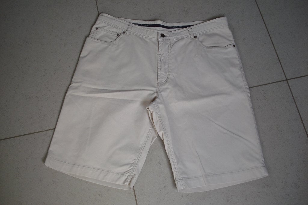 Westbury short, heren. mt 56, Vêtements | Hommes, Pantalons, Comme neuf, Taille 56/58 (XL), Beige, Enlèvement ou Envoi