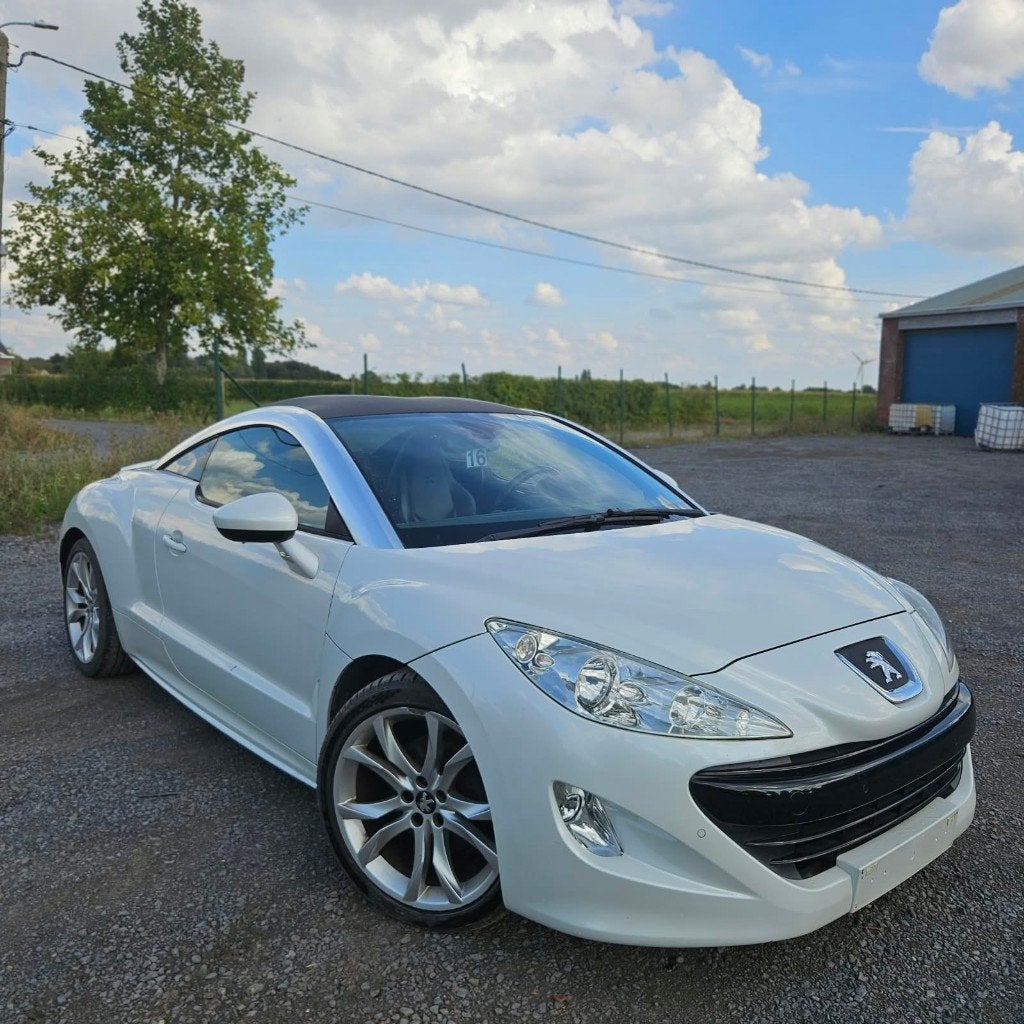 PEUGEOT RCZ 1.6 THP/ 93K KM/ AIRCO/ LEDER /GARANTIE, Auto's, Voorwielaandrijving, Euro 5, Zwart, 4 cilinders