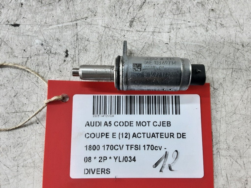 DIVERS DIVERS Audi A5 (8T3) (01-2007/01-2017) (06E103697M), Mevr. I. Hauben, Audi, Utilisé, Rue de l'Espoir 34 34
4030  GRIVEGNÉE, BE