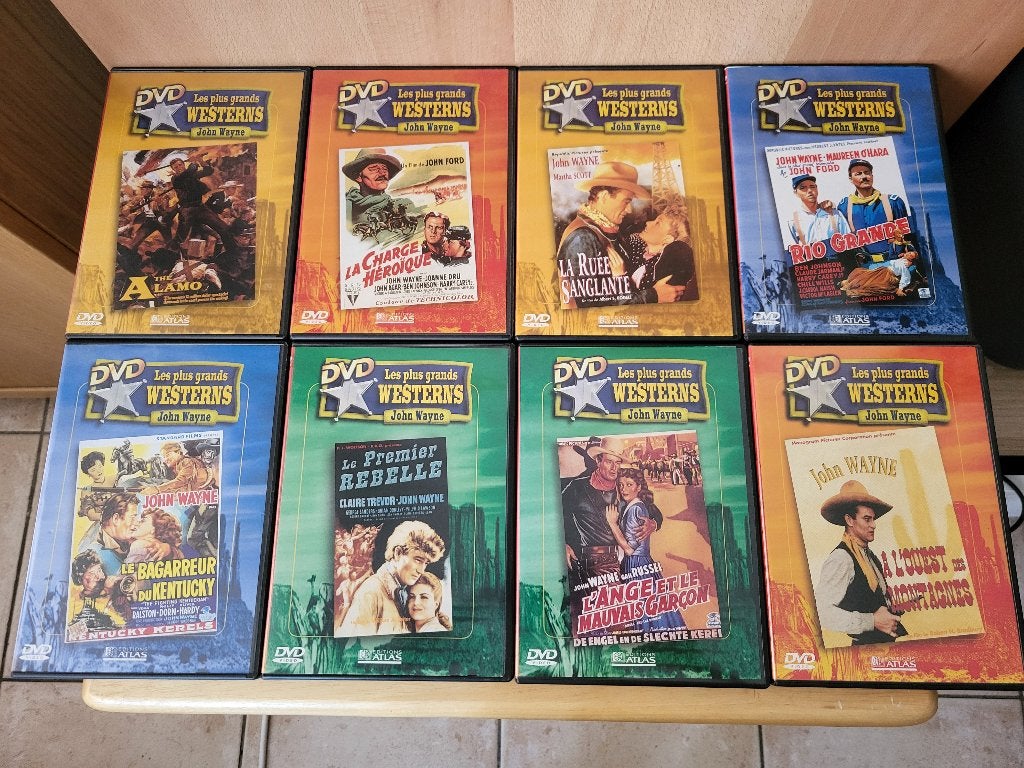 Lot DVD collection « Les plus grands westerns » - John Wayne, Ophalen, 1940 tot 1960, Overige genres
