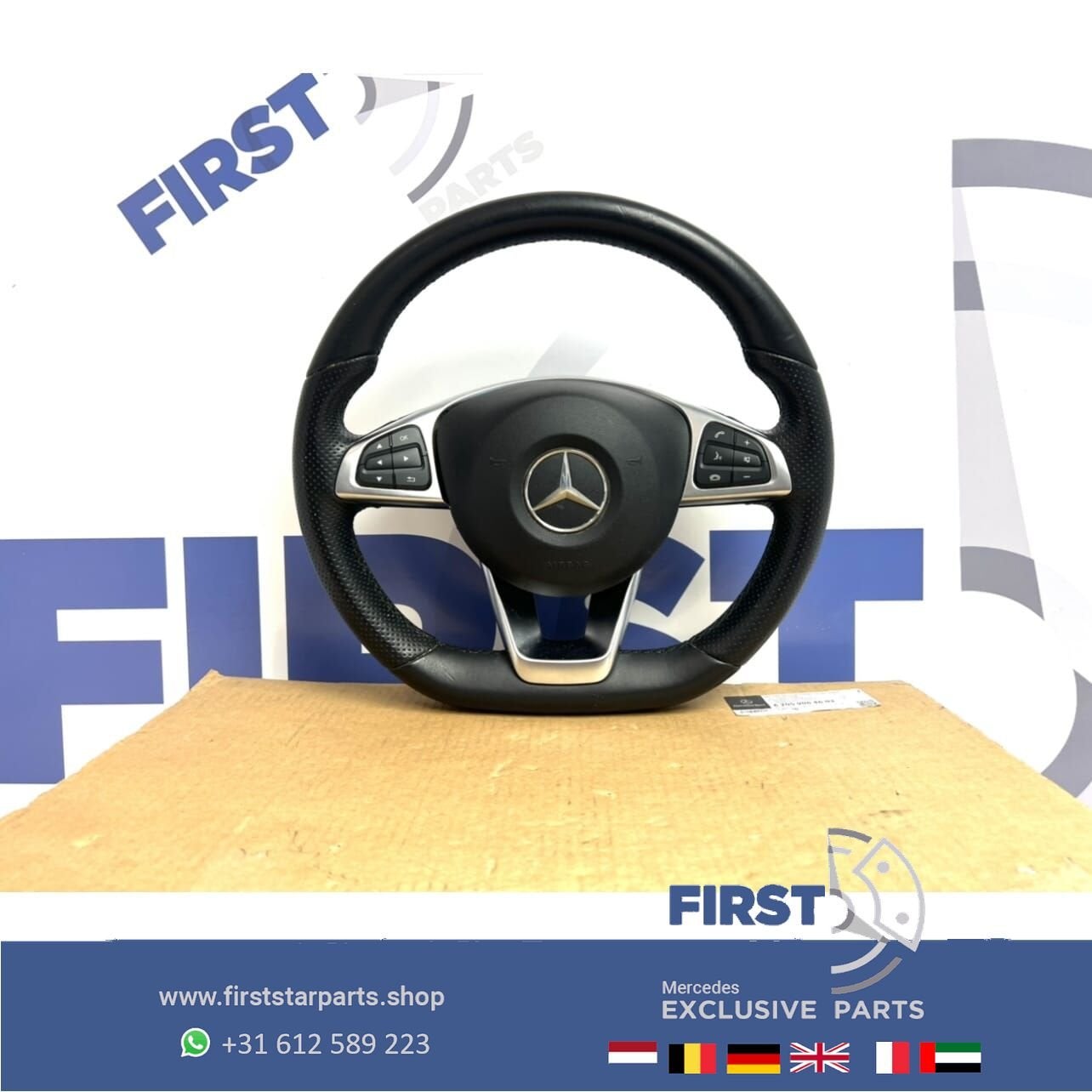 Mercedes STUUR + AIRBAG FACELIFT W176 W117 W204 W207 W212 W1, Gebruikt, -, Ophalen of Verzenden, -