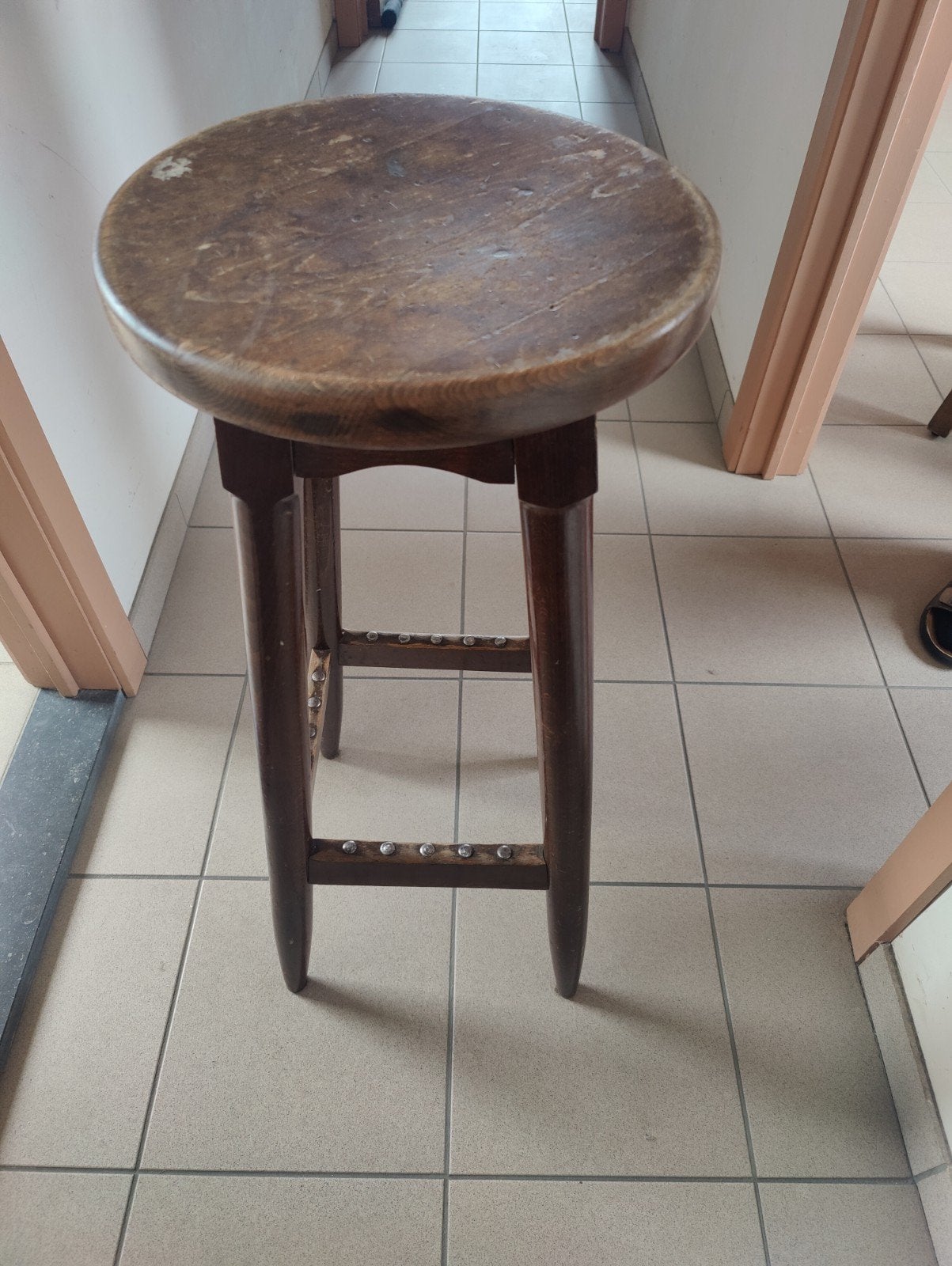 2 barkrukken vintage, Huis en Inrichting, Barkrukken, Ophalen