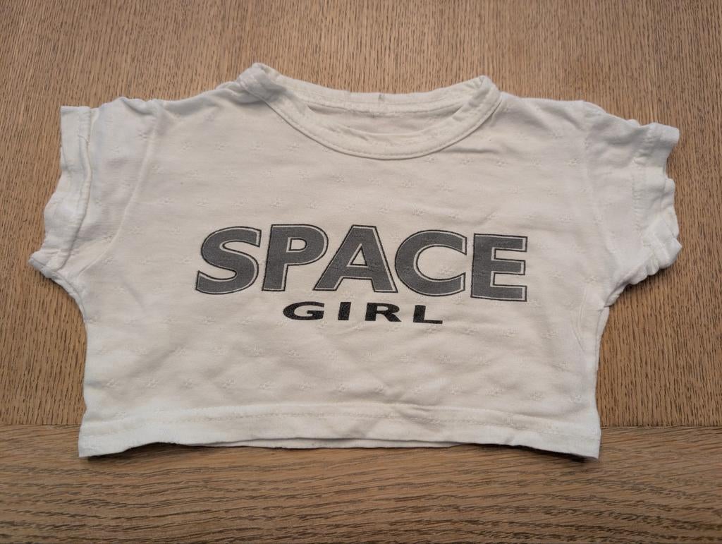 Space girl crop top voor 4 jaar, Meisje, Zo goed als nieuw, Shirt of Longsleeve, Las Vegas