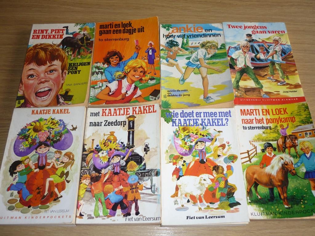 Oude kinderpockets van uitgeverij Kluitman, Boeken, Ophalen of Verzenden