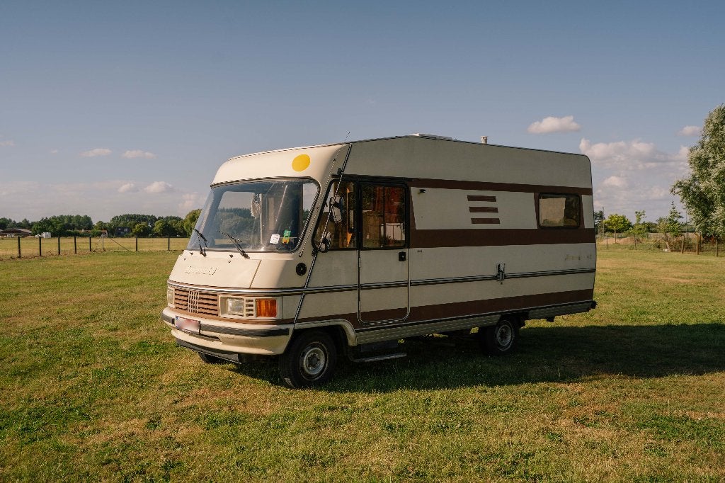 Hymer integraalcamper 1986 - Fiat Ducato - keuring 2027, Caravans en Kamperen, Integraal, Fiat, Particulier, Rondzit