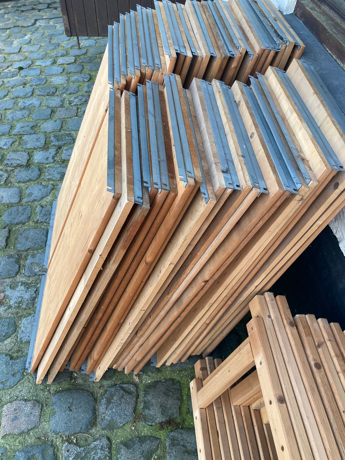 Étagères/étagères en bois Kruizinga, Articles professionnels, Enlèvement