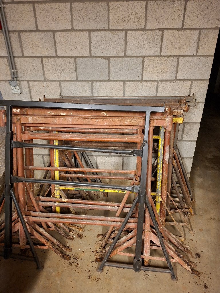 Stelling/schraag metselaar, Enlèvement, Utilisé