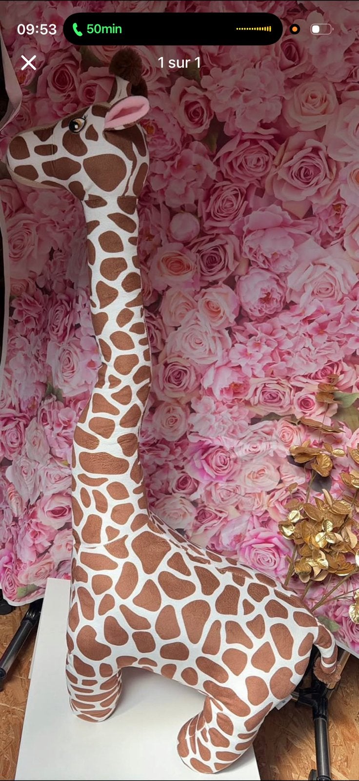 Girafe deco 105vm, Enlèvement, Comme neuf