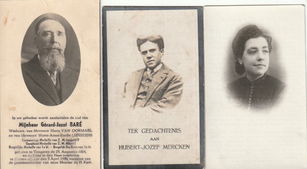 Bidprentjes Tongeren, Verzamelen, Bidprentjes en Rouwkaarten, Verzenden