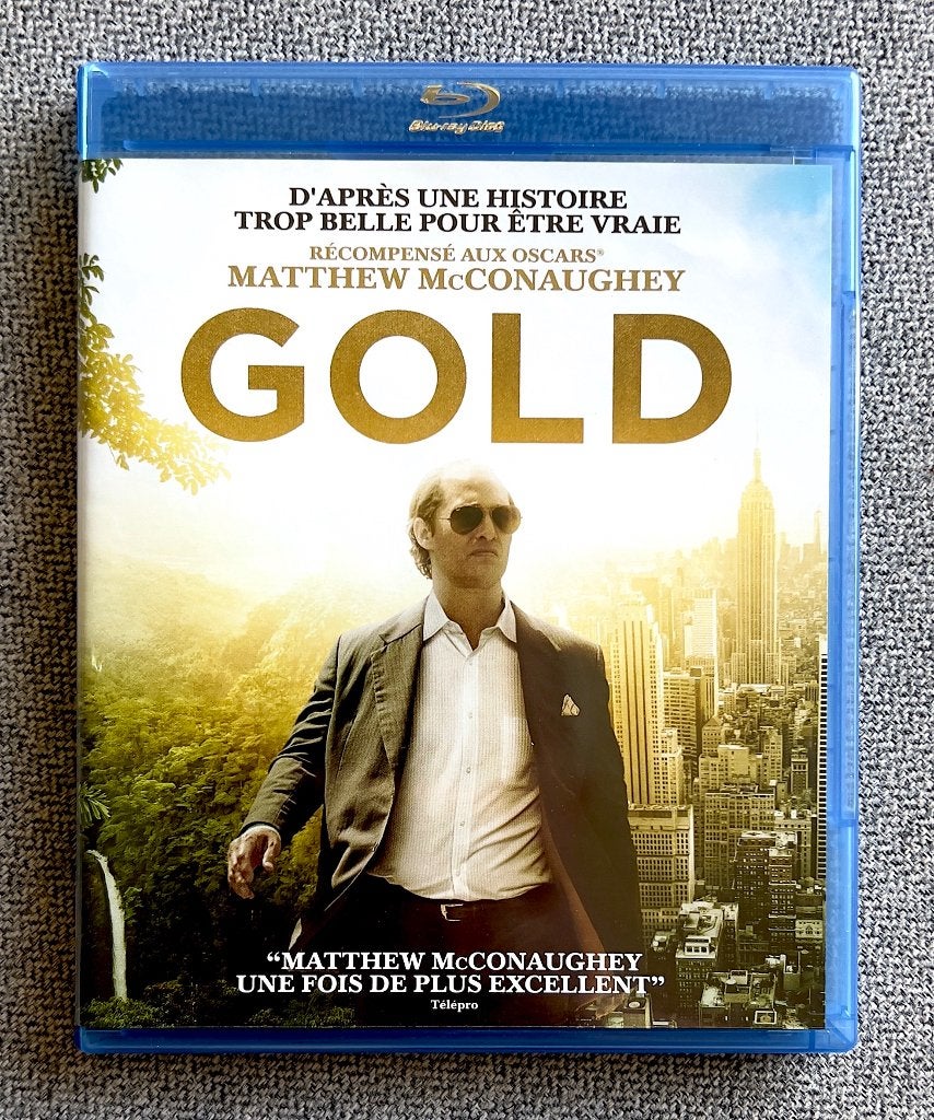 GOLD (Avec Matthew McConaughey, Edgar Ramirez) // Comme Neuf, Enlèvement ou Envoi, Film, Comme neuf, À partir de 16 ans
